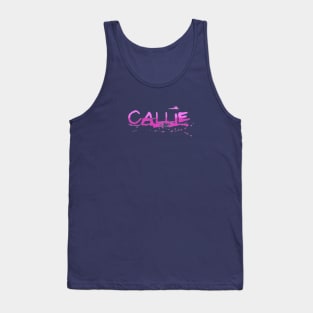 Callie Name Artistic Tank Top